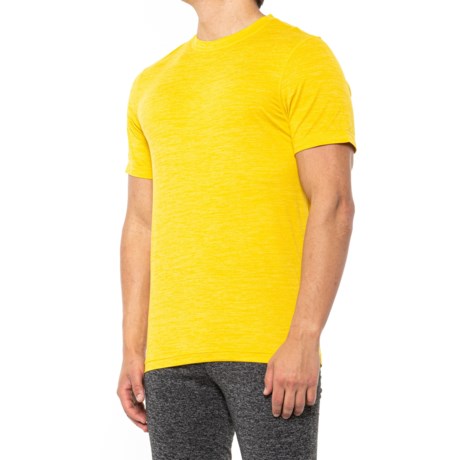 Gaiam Everyday Basic Crew T-Shirt - Short Sleeve (For Men) - SULPHUR HEATHER (M )