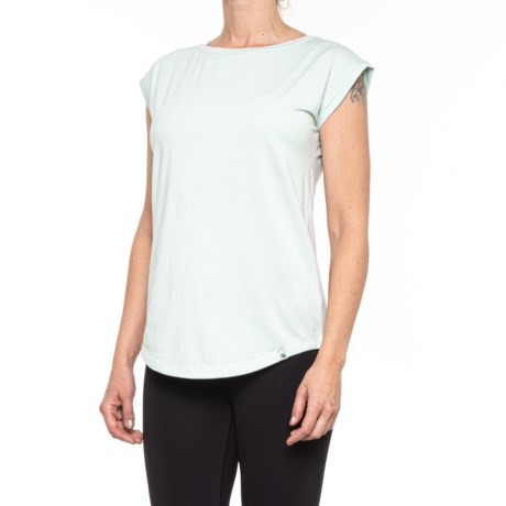 Mountain Hardwear Everyday Perfect T-Shirt - Short Sleeve (For Women) - GLACIAL MINT (XS )