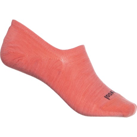 SmartWool Everyday Sneaker Liner Socks - Merino Wool, Below the Ankle (For Women) - BRIGHT CORAL (S )