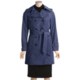 Excelled Double-Breasted Trench Coat - Zip-Out Liner, Shoulder Epaulets (For Women)