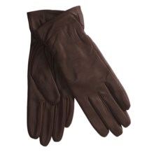 Excelled Lambskin Leather Gloves - Cashmere Lining (For Women) in Brown - Closeouts