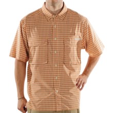 ExOfficio Air Strip Shirt - Short Sleeve (For Men) in Copper - Closeouts