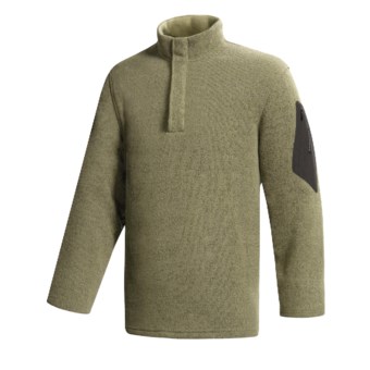 ExOfficio Alpental Ridgeline Shirt - Fleece, Long Sleeve (For Men) in Khaki