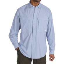 ExOfficio BugsAway® Halo Check Shirt - UPF 30+, Long Sleeve (For Men) in Cobalt - Closeouts