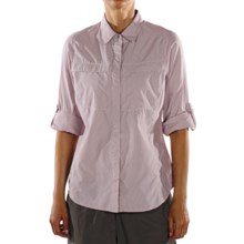 ExOfficio Bugsaway Halo Check Shirt - UPF 30+, Long Sleeve (For Women) in Posy - Closeouts