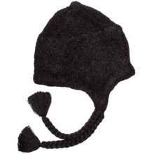 ExOfficio Chaleur Boucle Flap Beanie Hat (For Women) in Black - Closeouts