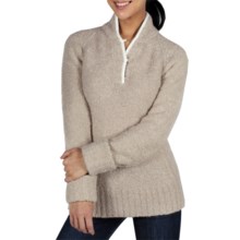ExOfficio Chaleur Boucle Henley Sweater (For Women) in Stone - Closeouts