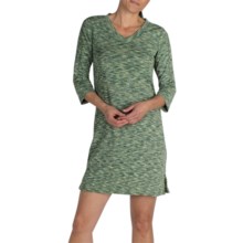 ExOfficio Chica Cool Space-Dye Dress - UPF 20+, Dri-Release®, FreshGuard®, 3/4 Sleeve (For Women) in Rosemary - Closeouts