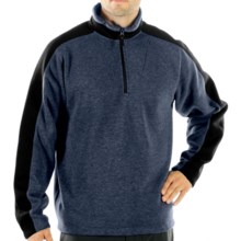 ExOfficio Chugo Fleece Pullover Shirt - Zip Neck, Long Sleeve (For Men) in Steel - Closeouts