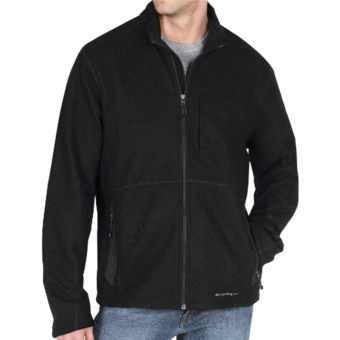 ExOfficio Consolo Jacket - Fleece-Wool, Full Zip (For Men) in Black