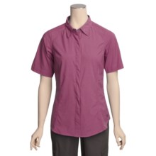 ExOfficio Dryfly Flex Shirt - UPF 30+, Short Sleeve (For Women) in Hibiscus - Closeouts