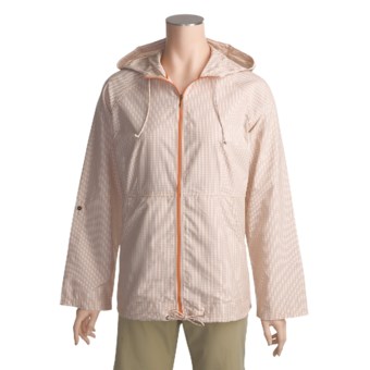 ExOfficio Dryflylite Cover Check Jacket - UPF 30+ (For Women) in Copper