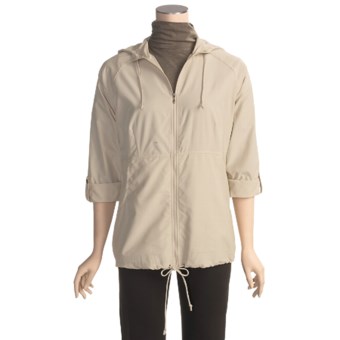 ExOfficio Dryflylite Cover Jacket - UPF 30+, Lightweight (For Women) in Bone