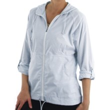 ExOfficio Drylite Cover Check Jacket - UPF 30+ (For Women) in Lapis - Closeouts