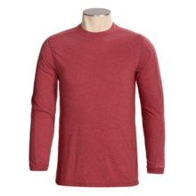 ExOfficio ExO Dri Crew T-Shirt - Long Sleeve (For Men) in Cardinal - Closeouts