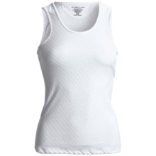 ExOfficio eXo Dri Pointelle Tank Top - UPF 30+ (For Women) in White - Closeouts