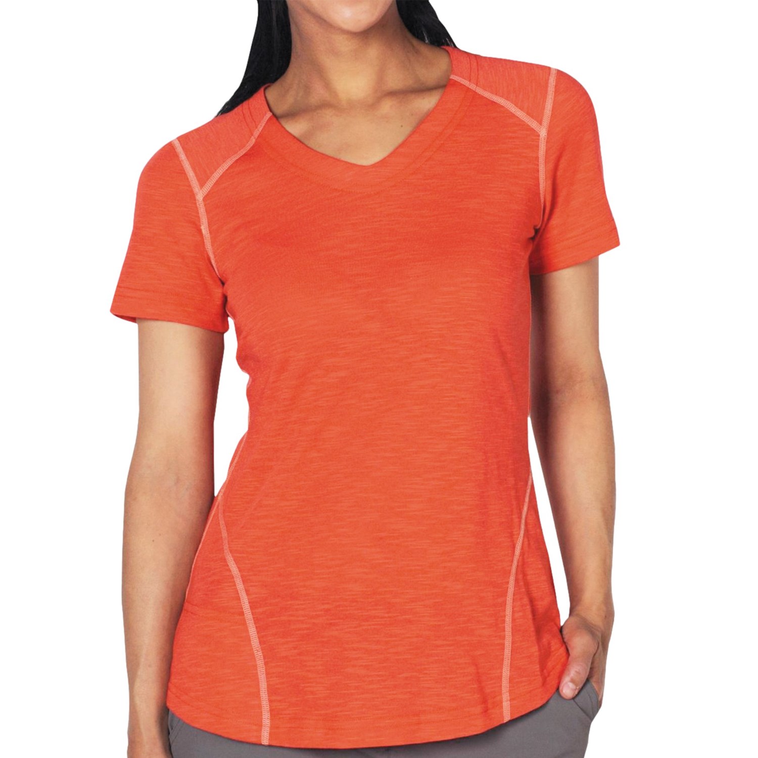 ExOfficio ExO JavaTech VNeck Shirt Short Sleeve (For Women) Save 41