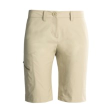 Exofficio Gallivant Stretch Shorts - UPF 50+ (For Women) in Light Khaki - Closeouts