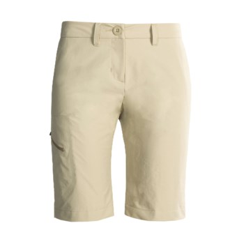Exofficio Gallivant Stretch Shorts - UPF 50+ (For Women) in Light Khaki