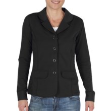ExOfficio Go-There Blazer - Dri-Release®, FreshGuard®, French Terry (For Women) in Black - Closeouts