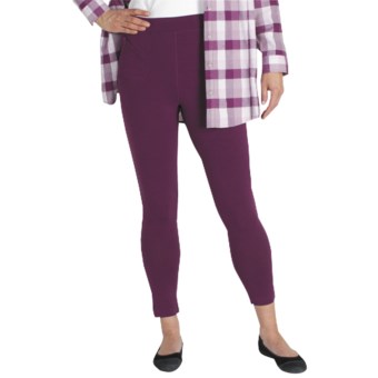ExOfficio Go-To Stretch Jersey Leggings - Dri-Release®, FreshGuard® (For Women) in Plum