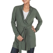 ExOfficio Go-To Stretch Jersey Wrap - Dri-Release®, FreshGuard®, Long Sleeve (For Women) in Rosemary - Closeouts