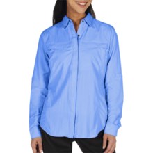 ExOfficio Halo Insect Shield® Shirt - Long Sleeve (For Women) in Light Lapis - Closeouts
