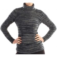 ExOfficio Irresistible Neska Stripe Turtleneck - Long Sleeve (For Women) in Dark Pebble - Closeouts
