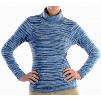 ExOfficio Irresistible Neska Stripe Turtleneck - Long Sleeve (For Women) in Rainier