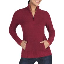 ExOfficio Irresistible Neska Sweater - Zip Neck (For Women) in Dark Brick - Closeouts