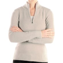 ExOfficio Irresistible Sweater - Zip Neck (For Women) in Stone - Closeouts