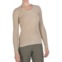 ExOfficio Irresistible V-Neck Shirt - Long Sleeve (For Women) in Stone - Closeouts