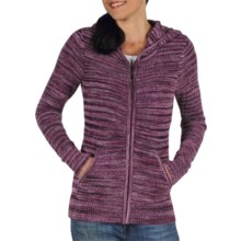 ExOfficio Irresistible Zip Hoodie Sweatshirt - Neska Stripe (For Women) in Plum - Closeouts