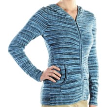 ExOfficio Irresistible Zip Hoodie Sweatshirt - Neska Stripe (For Women) in Rainier - Closeouts