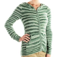 ExOfficio Irresistible Zip Hoodie Sweatshirt - Neska Stripe (For Women) in Seaglass - Closeouts