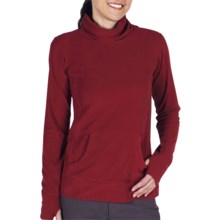 ExOfficio Jandiggity Fleece Pullover - Long Sleeve (For Women) in Dark Brick - Closeouts