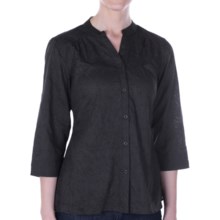 ExOfficio Next-To-Nothing Artisan Shirt - 3/4 Sleeve (For Women) in Black - Closeouts