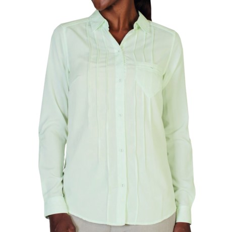ExOfficio Next to Nothing Chiffon Shirt Button Up, Long Sleeve (For Women)
