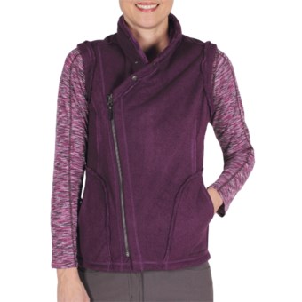 ExOfficio Persian Fleece Vest (For Women) in Plum