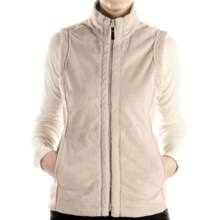 ExOfficio Persian Print Fleece Vest (For Women) in Stone - Closeouts