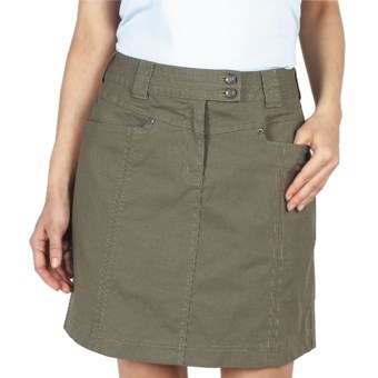 ExOfficio Roughian Skirt - UPF 50+, Canvas (For Women) in Sage
