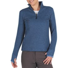 ExOfficio Roughian Sweater - Fleece-Lined, Zip Neck (For Women) in Ensign - Closeouts