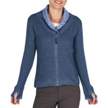 ExOfficio Roughian Sweater - Full Zip, Fleece-Lined (For Women) in Ensign - Closeouts