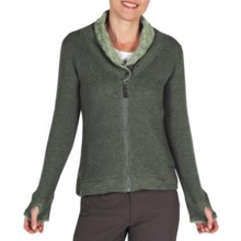 ExOfficio Roughian Sweater - Full Zip, Fleece-Lined (For Women) in Rosemary - Closeouts