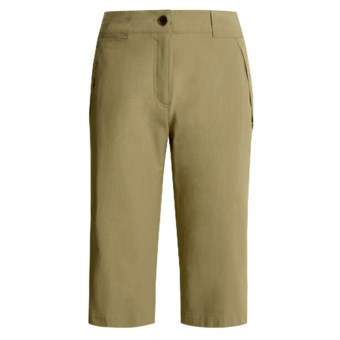 ExOfficio Runamuck Clam Digger Shorts (For Women) in Olive