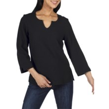 ExOfficio Savvy Chic Athena Shirt - 3/4 Sleeve (For Women) in Black - Closeouts