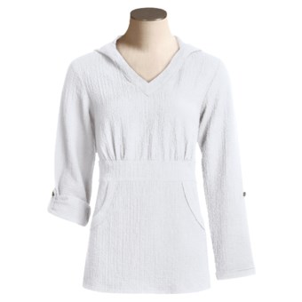 ExOfficio Savvy Shirt - Roll-Up Long Sleeve (For Women) in White