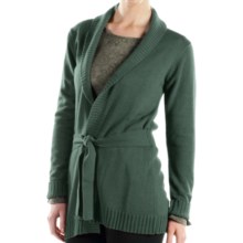 ExOfficio Senora Angora Cardigan Sweater (For Women) in Dark Seaglass - Closeouts