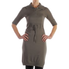 ExOfficio Senora Sweater Dress - Elbow Sleeve (For Women) in Slate - Closeouts