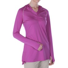 ExOfficio Sol Cool Hoodie Sweatshirt - UPF 50+ (For Women) in Raspberry - Closeouts
